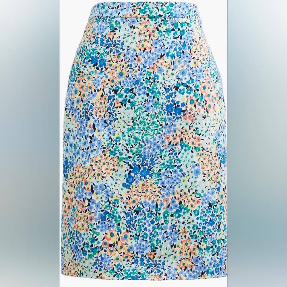 Sateen Pencil Skirt